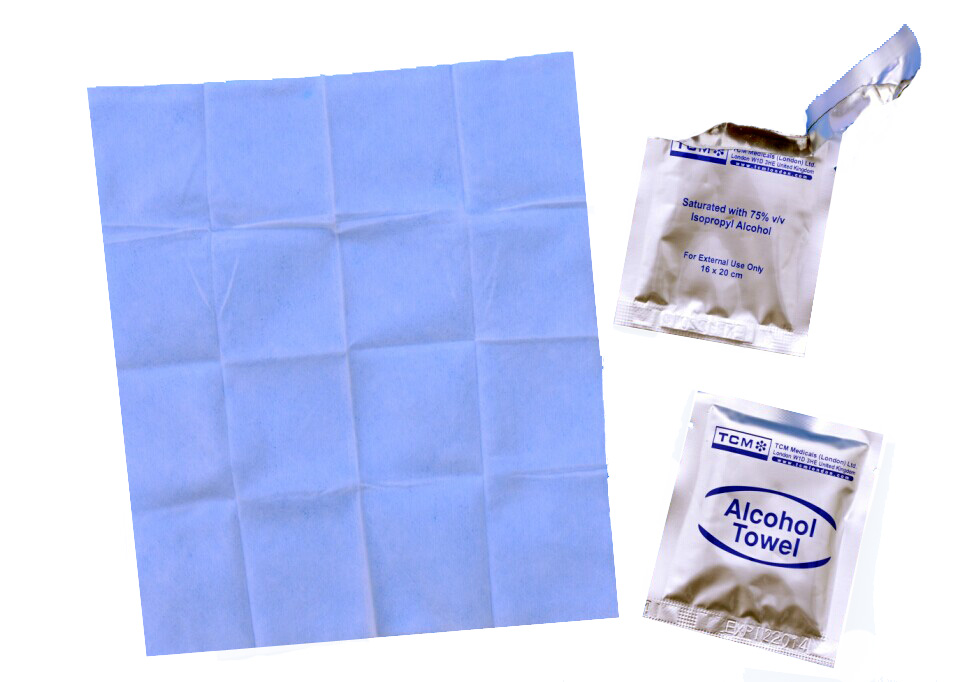 alcohol moist wipes