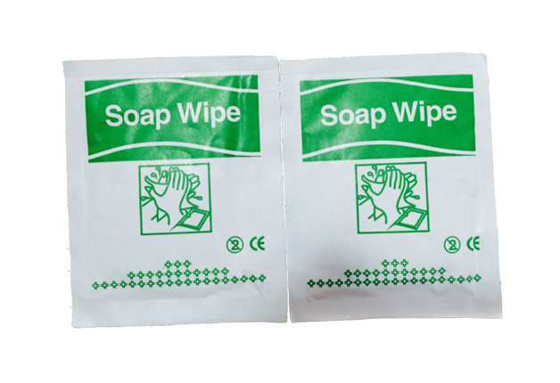 Soap wipes