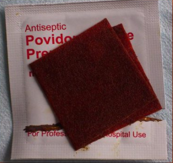 Povidone Iodine Medical Wipes Prep Pads