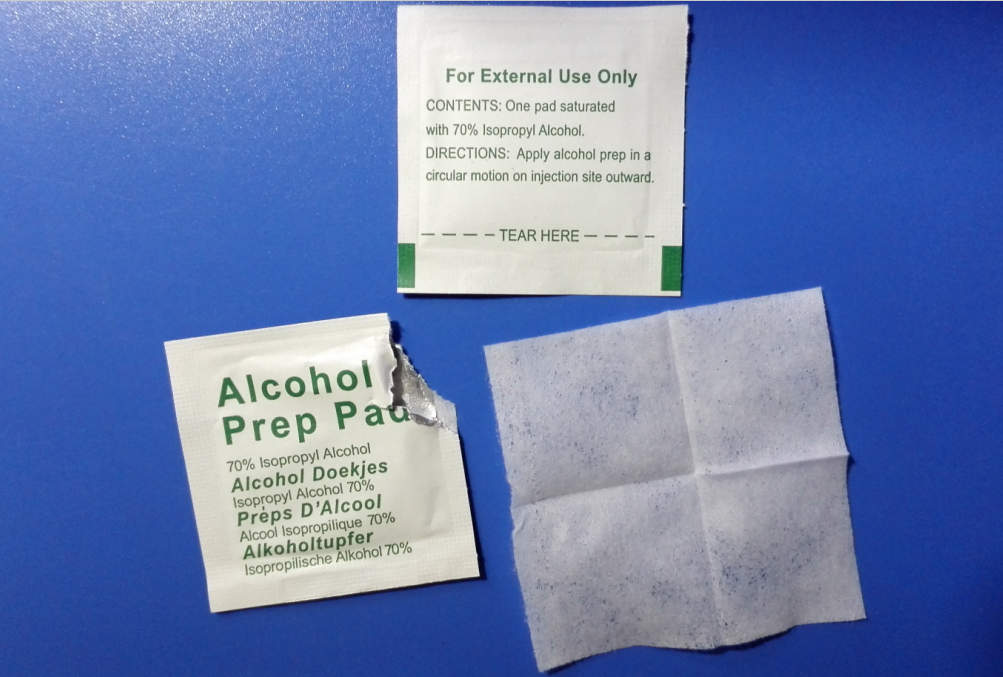 70% Isopropyl Alcohol prep pads