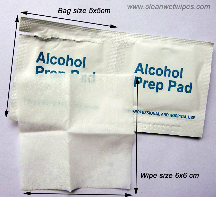 Alcohol prep pads