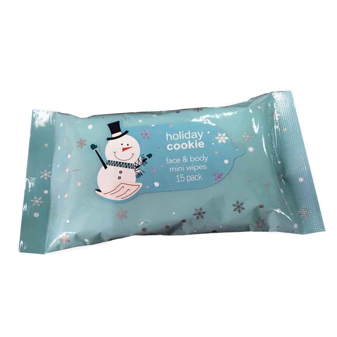 Holiday Cookie face and body mini wipes