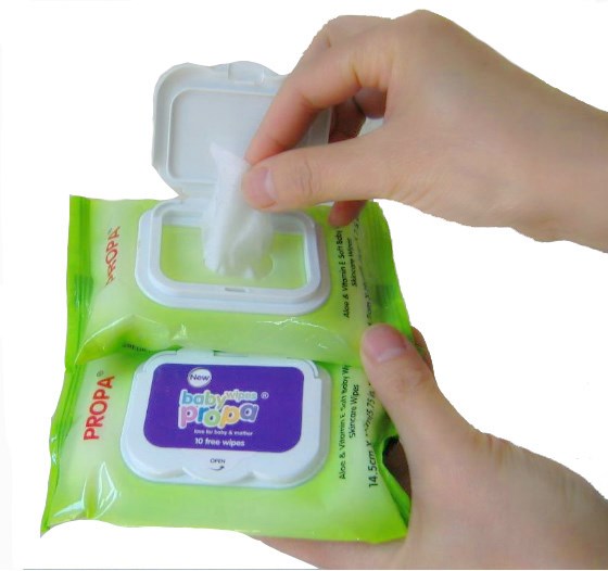 cute baby wipe