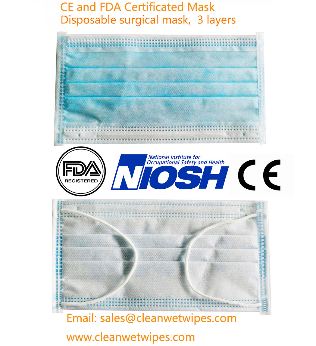 FDA and CE certificated surgical face mask