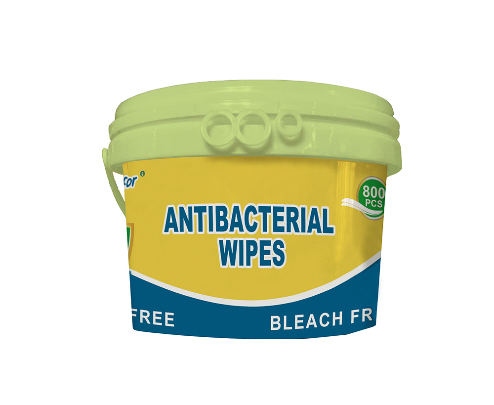 alcohol free disinfecting wipes in bucket