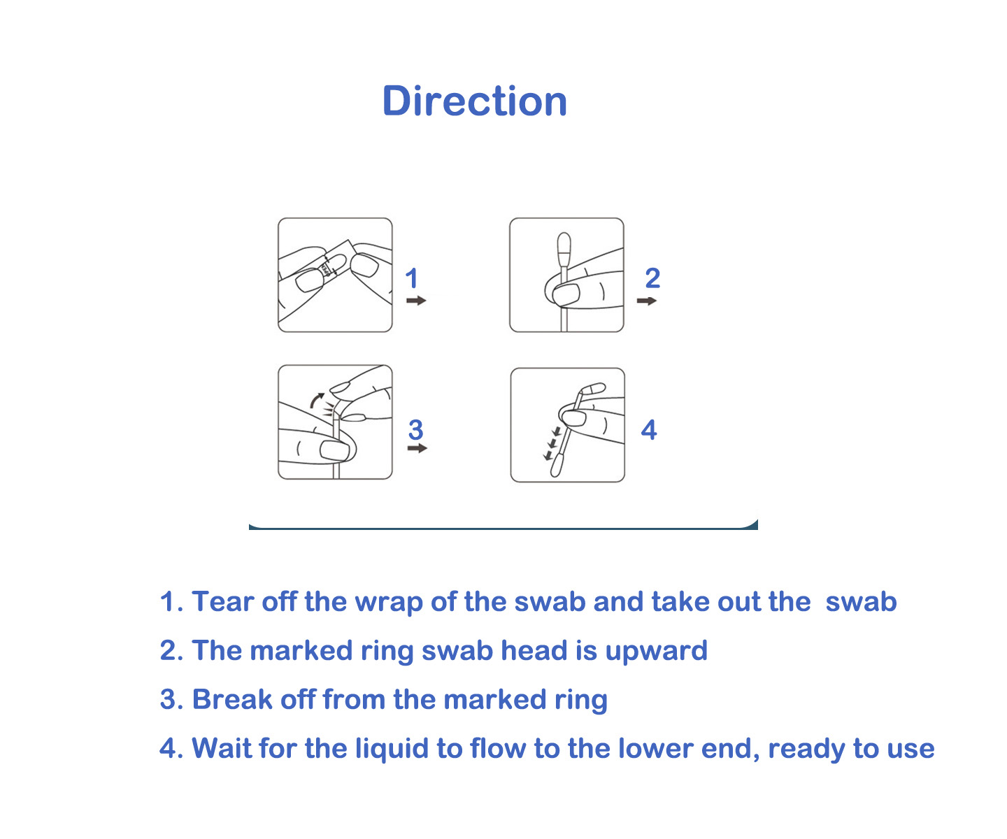 pet liquid-filled swabs