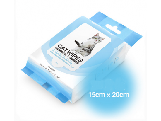 Pet care cleaning wipes for cat