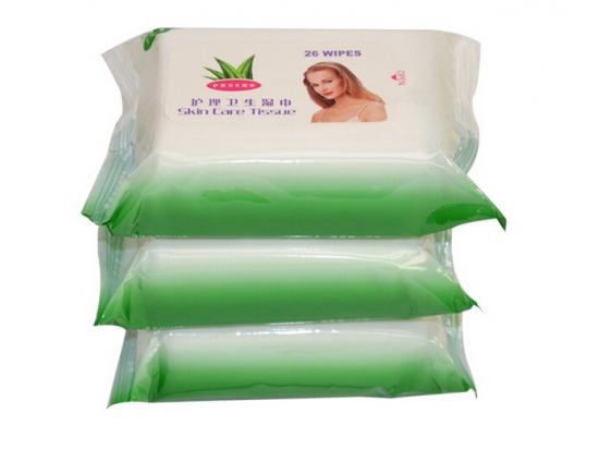 Intimate cleaning wet wipes