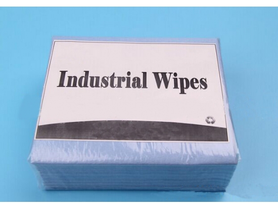 Blue Industrial Degreasing Nonwoven Wipes