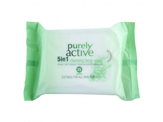 Natural Care flushable cleaning wet wipes for adults