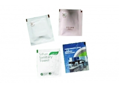 Eco-friendly 100% Cotton single wet wipes