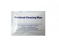 Print head cleaning wipe