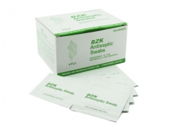 Antiseptic benzalkonium chloride wipes