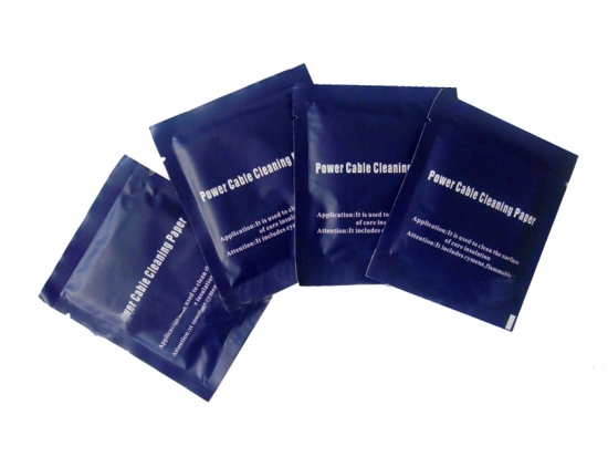 The optical fiber line cleaning wipes