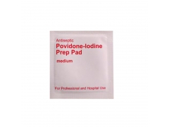 Medical antiseptic Povidone iodine wipes