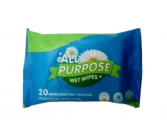 Disposable  aloe vera wet wipes supplier