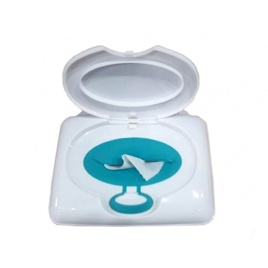 Wet Wipes box with silicone sealing
