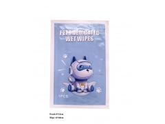 XL large individually pet wipes